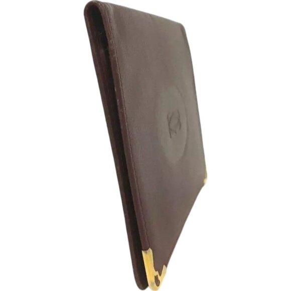 058139BB (L1) Cartier Wallet Bordeaux Leather - Picture 4 of 9